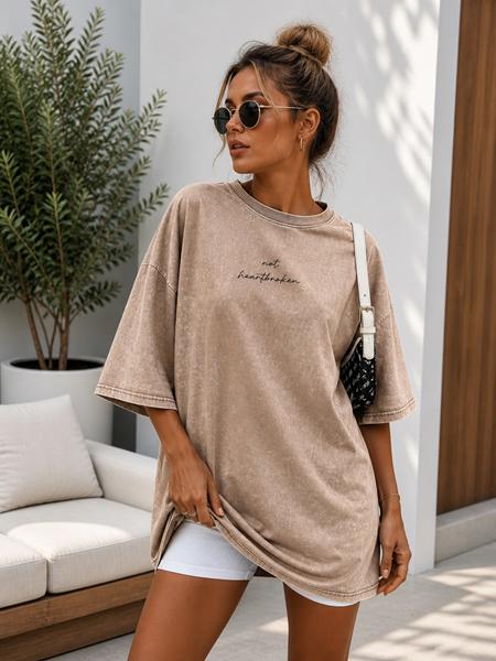 Футболка New Season (one size) FV040 beige (лето)