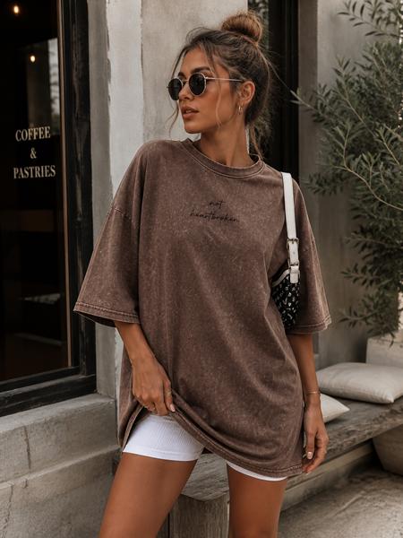 Футболка New Season (one size) FV040 brown (лето)