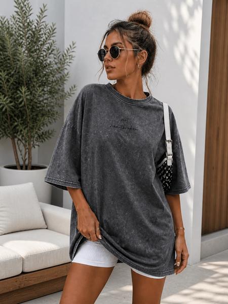 Футболка New Season (one size) FV040 d.grey (лето)