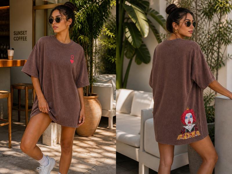 Футболка New Season (one size) FV041 brown (лето)
