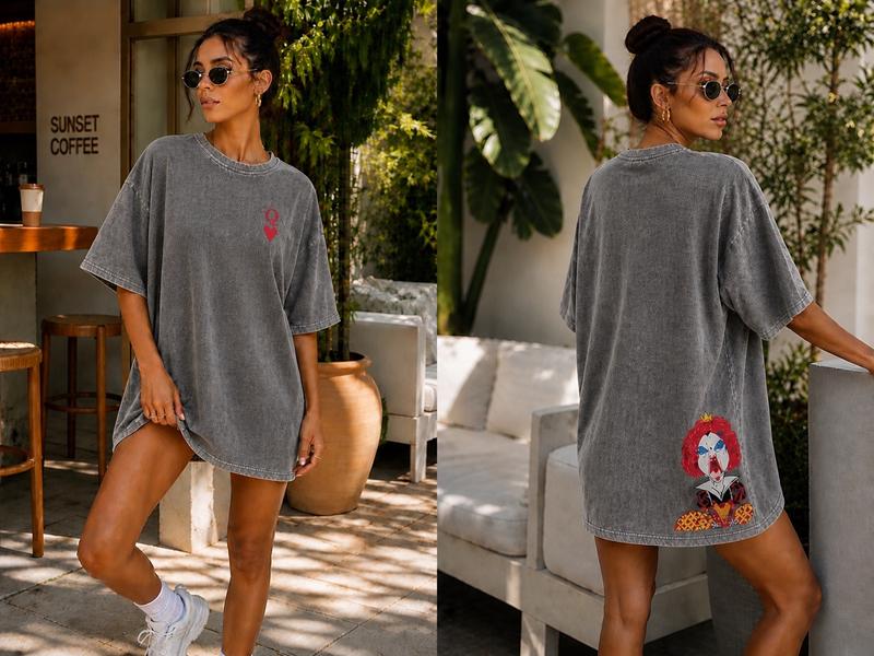 Футболка New Season (one size) FV041 d.grey (лето)