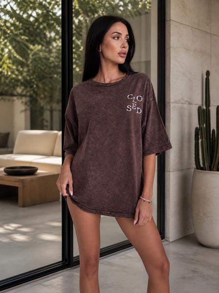 Футболка New Season (one size) FV042 brown (лето)