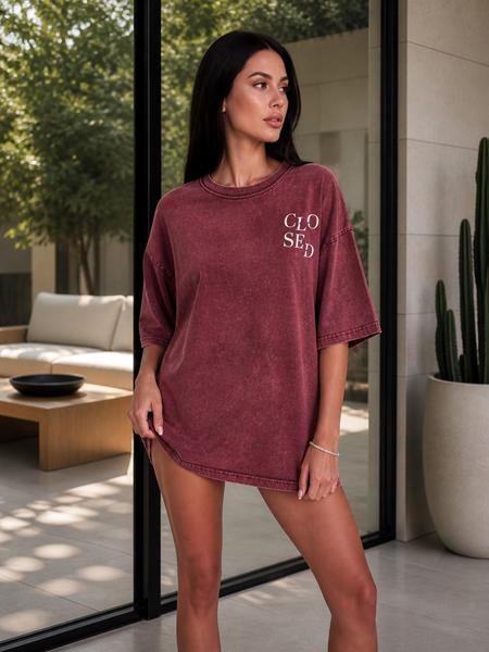 Футболка New Season (one size) FV042 wine (лето)