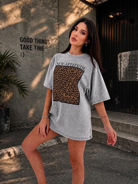 Футболка New Season (one size) FV046 grey (лето)