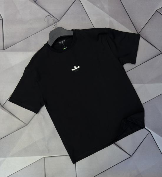 Футболка Rassul (S-2XL) 67116 black (лето)