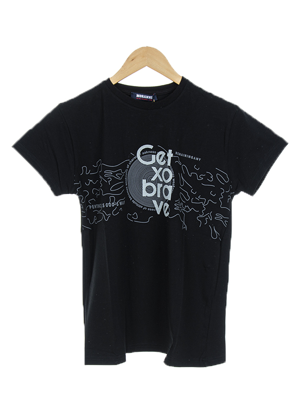 Футболка CND2 (128-176) 4404-8 black (лето)
