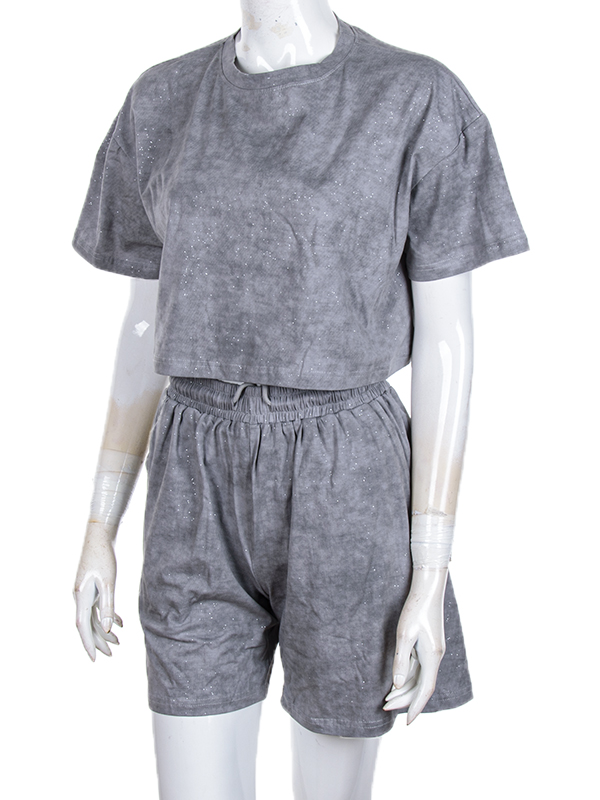 Костюм CND2 (S-XL) 4407-WY129 grey (лето)