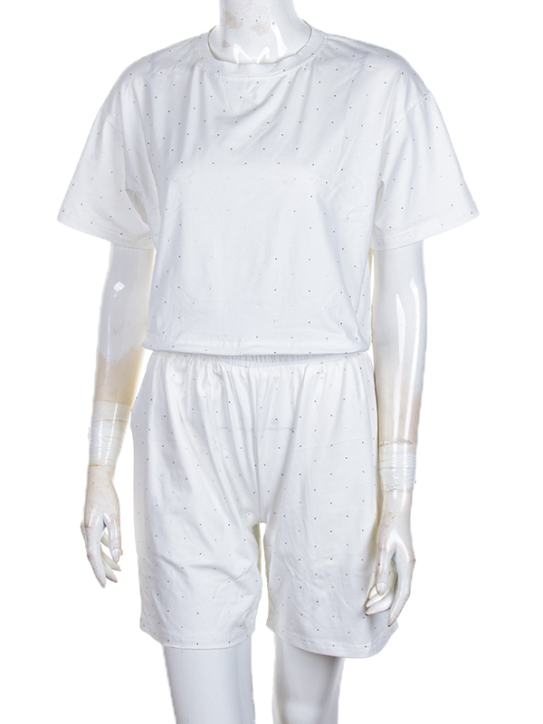 Костюм CND2 (S-XL) 4407-WY133 white (лето)