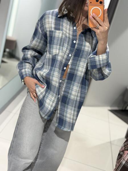 Рубашка Comod (one size) 225 blue-white (деми)