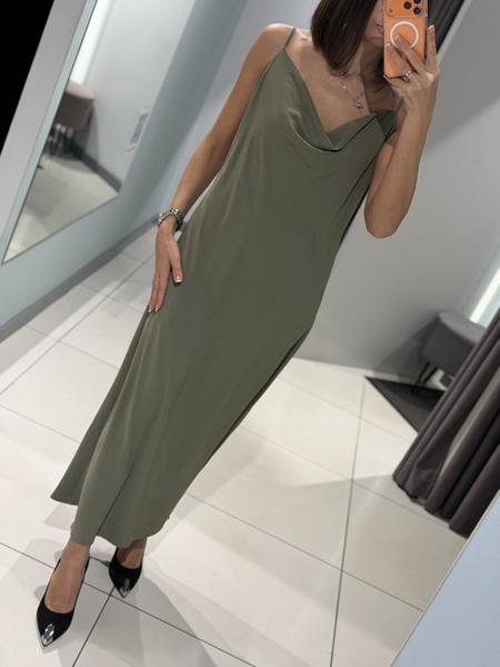 Платье Comod (S-L) 2379 olive (лето)