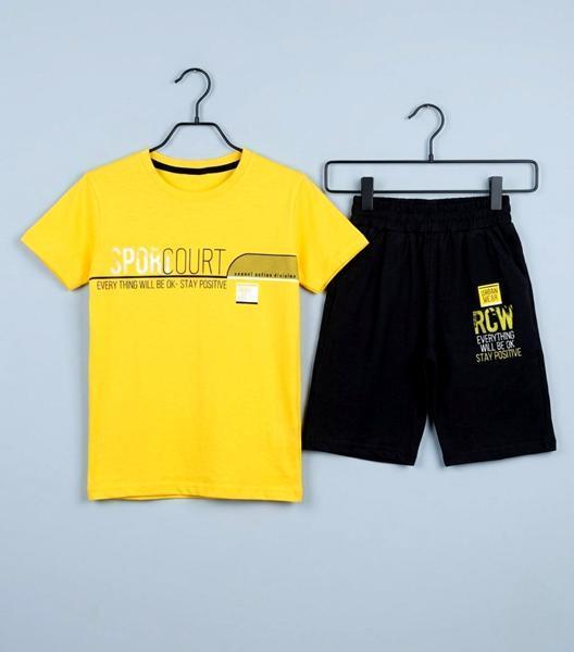 Костюм Dino (9-12) DN642 yellow (лето)