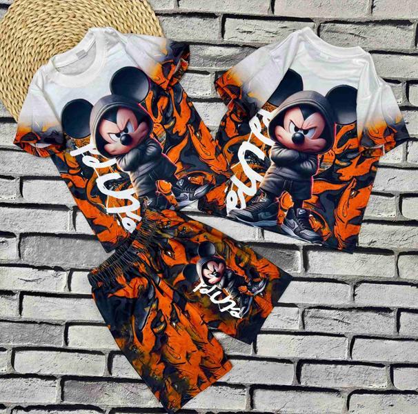 Костюм Dino (4-10) DN697 orange (лето)