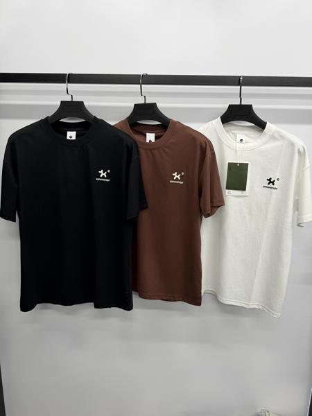 Футболка F.T.H (L-4XL) F1444 brown (лето)