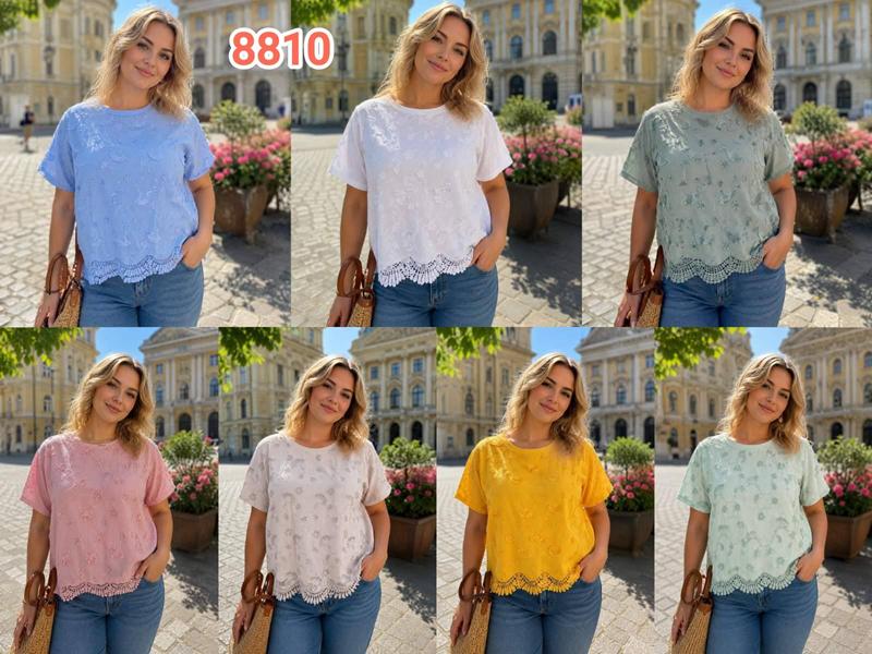 Футболка Monarlir (2XL-5XL) 8810 l.green (лето)