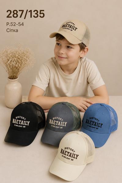 Кепка Street Cap (52-54) 287-135 mix (лето)