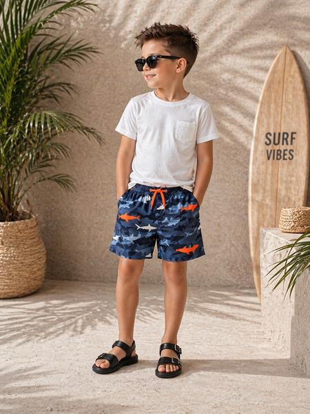 Плавки Sun&Sea (2-10) ZD6518 navy-orange (лето)