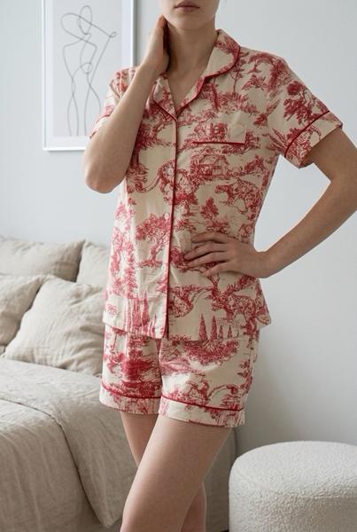 Пижама Trikotag (M-2XL) 998 red (лето)