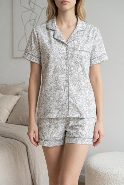 Пижама Trikotag (M-2XL) 998 l.grey (лето)