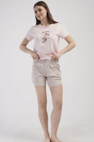 Пижама Trikotag (S-XL) TR63 pink (лето)