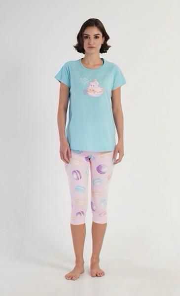 Пижама Trikotag (S-XL) TR49 l.blue (лето)