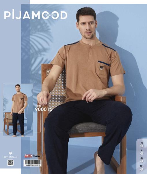 Пижама Trikotag (M-2XL) 900015 brown (лето)