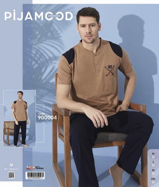 Пижама Trikotag (M-2XL) 900004 brown (лето)