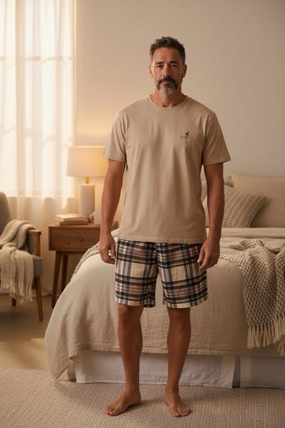 Пижама Trikotag (M-2XL) TR20 beige (лето)