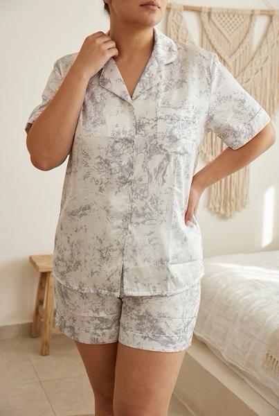 Пижама Trikotag (3XL-5XL) TR03 l.grey (лето)
