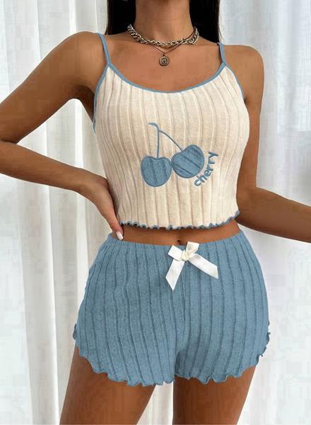 Пижама Trikotag (S-XL) TR37 l.blue (лето)
