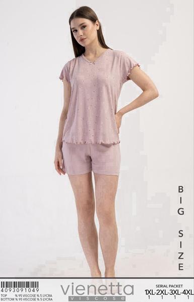 Пижама Trikotag (XL-4XL) TR82 pink (лето)