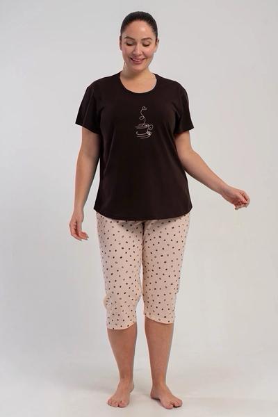 Пижама Trikotag (XL-4XL) TR43 brown (лето)