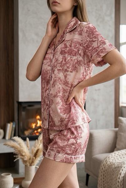 Пижама Trikotag (L-2XL) TR08 pink (лето)