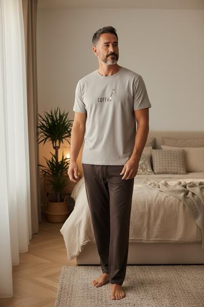 Пижама Trikotag (S-2XL) TR26 l.grey (лето)