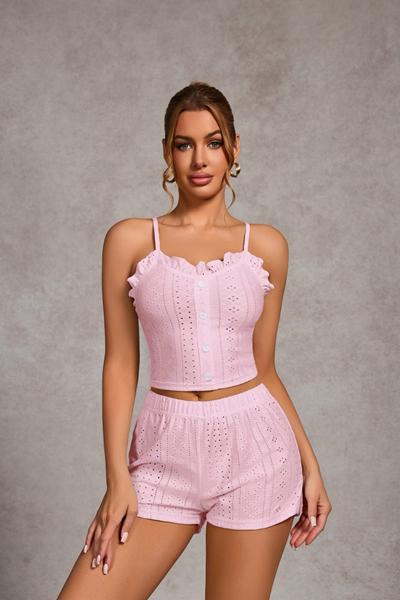 Пижама Trikotag (S-XL) TR33 pink (лето)