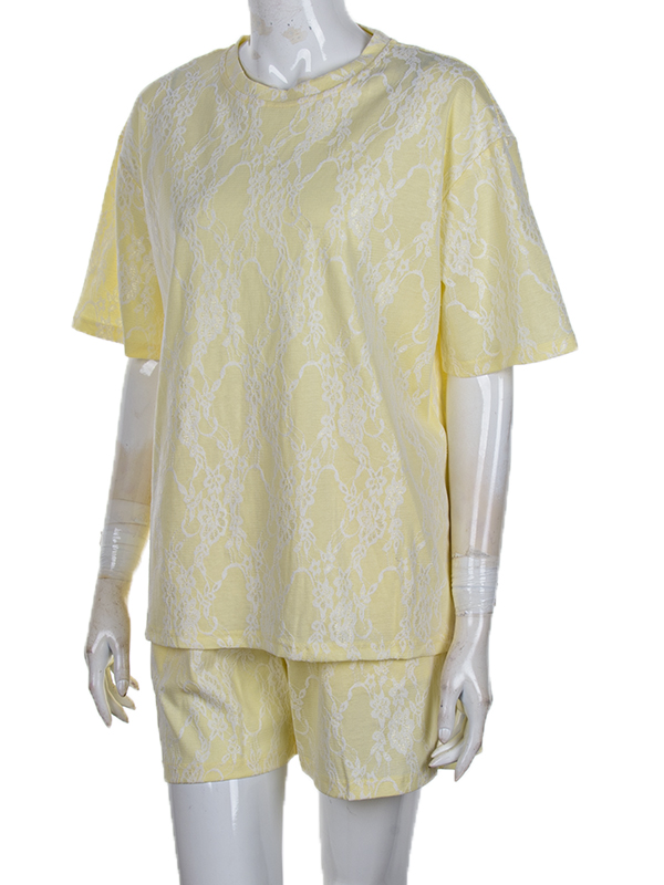 Костюм CND2 (M-2XL) 4407-11 yellow (лето)