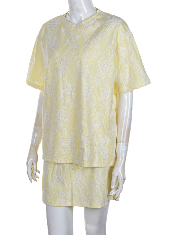 Костюм CND2 (M-2XL) 4407-12 yellow (лето)