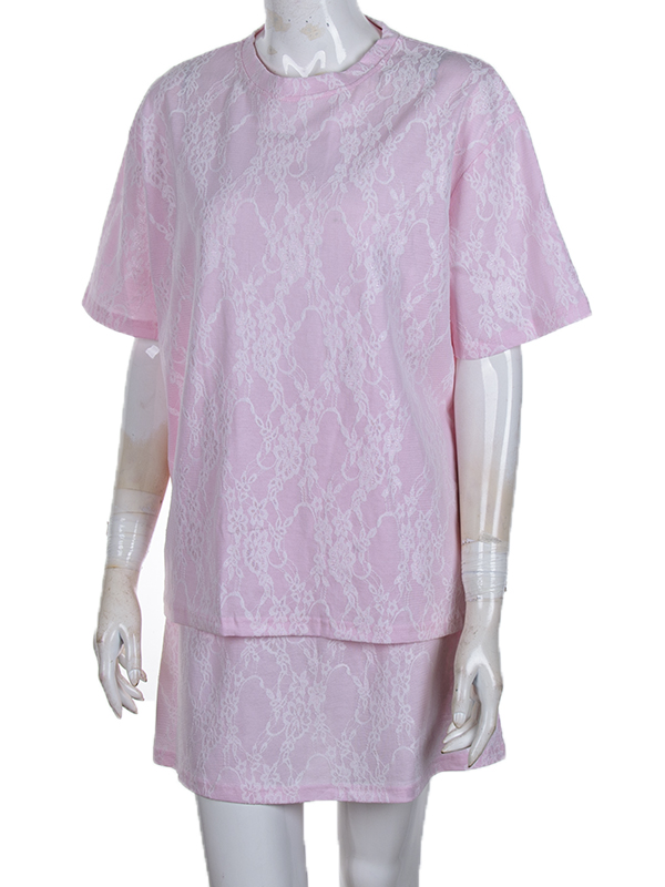 Костюм CND2 (M-2XL) 4407-12 pink (лето)