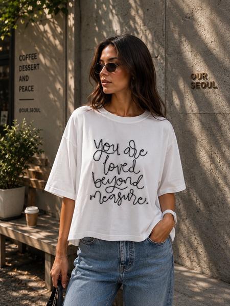 Футболка New Season (one size) F612 white (лето)
