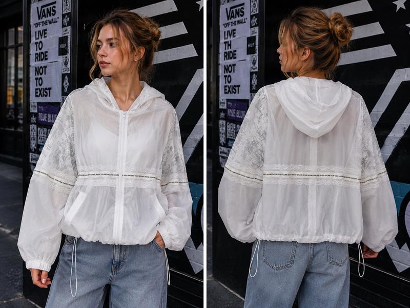 Ветровка New Season (one size) LV007 white (деми)