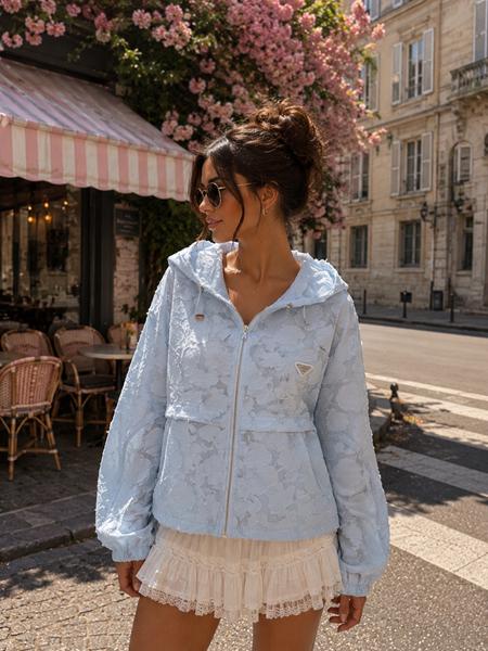 Ветровка New Season (one size) LV009 l.blue (деми)