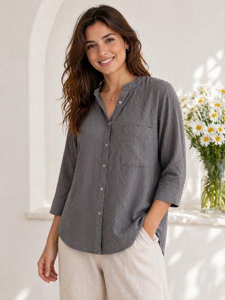 Рубашка New Season (50-56) RB621 d.grey (деми)