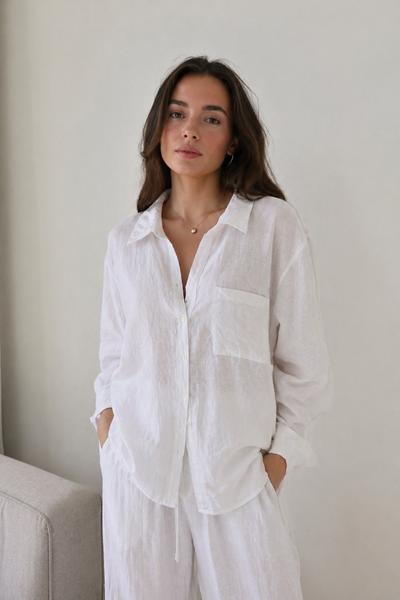 Рубашка New Season (50-56) RB629 white (деми)