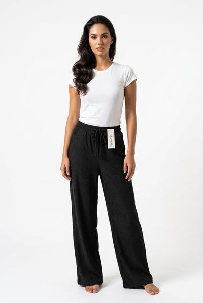 Штаны Sport style (S-XL) 4902 black (лето)