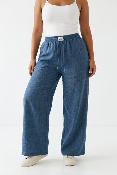 Штаны Sport style (4XL-6XL) 49046 blue (лето)