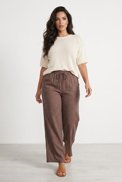 Штаны Sport style (4XL-6XL) 49046 l.brown (лето)