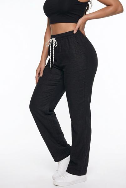 Штаны Sport style (6XL-10XL) 49047 black (лето)