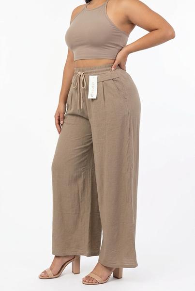 Штаны Sport style (XL-3XL) 4941 beige (лето)