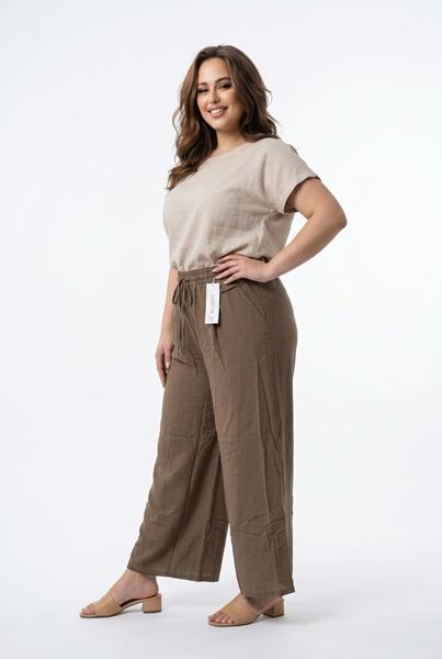 Штаны Sport style (XL-3XL) 4941 brown (лето)