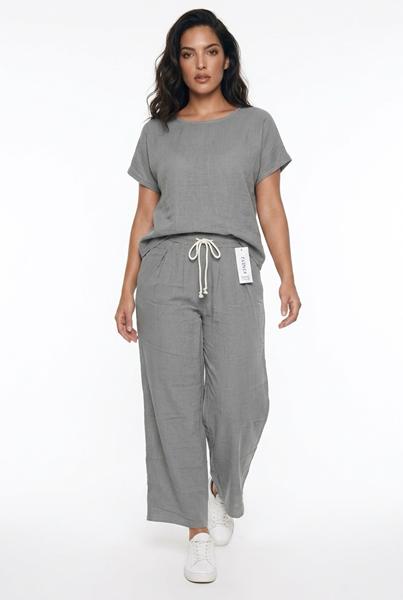 Штаны Sport style (XL-3XL) 4941 grey (лето)