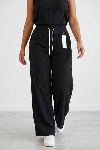 Штаны Sport style (XL-4XL) 4960 black (лето)
